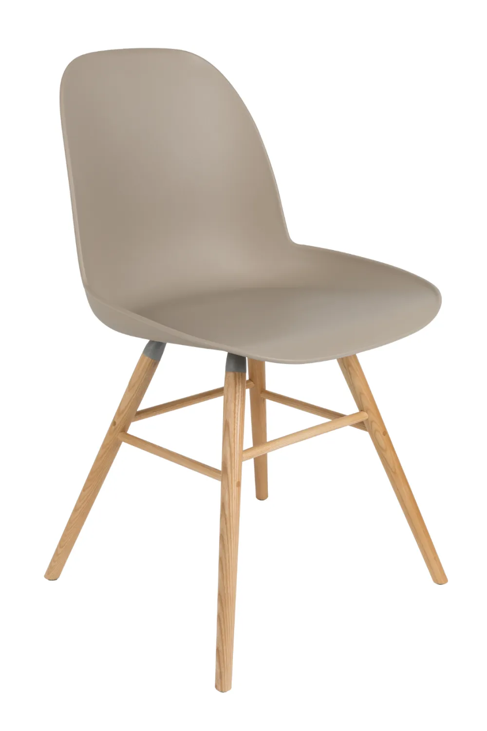 Taupe Molded Dining Chairs (2) | Zuiver Albert Kuip