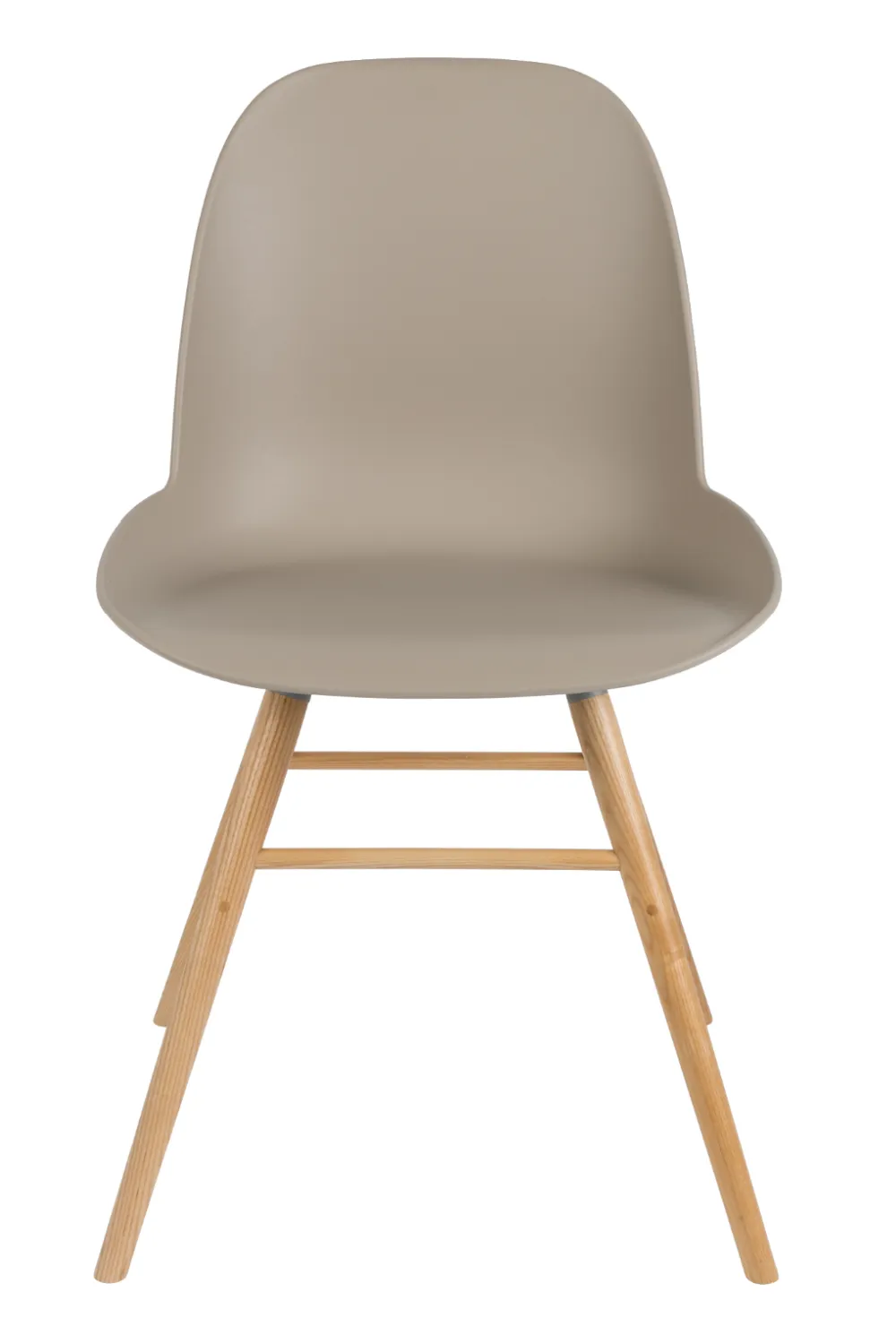 Taupe Molded Dining Chairs (2) | Zuiver Albert Kuip