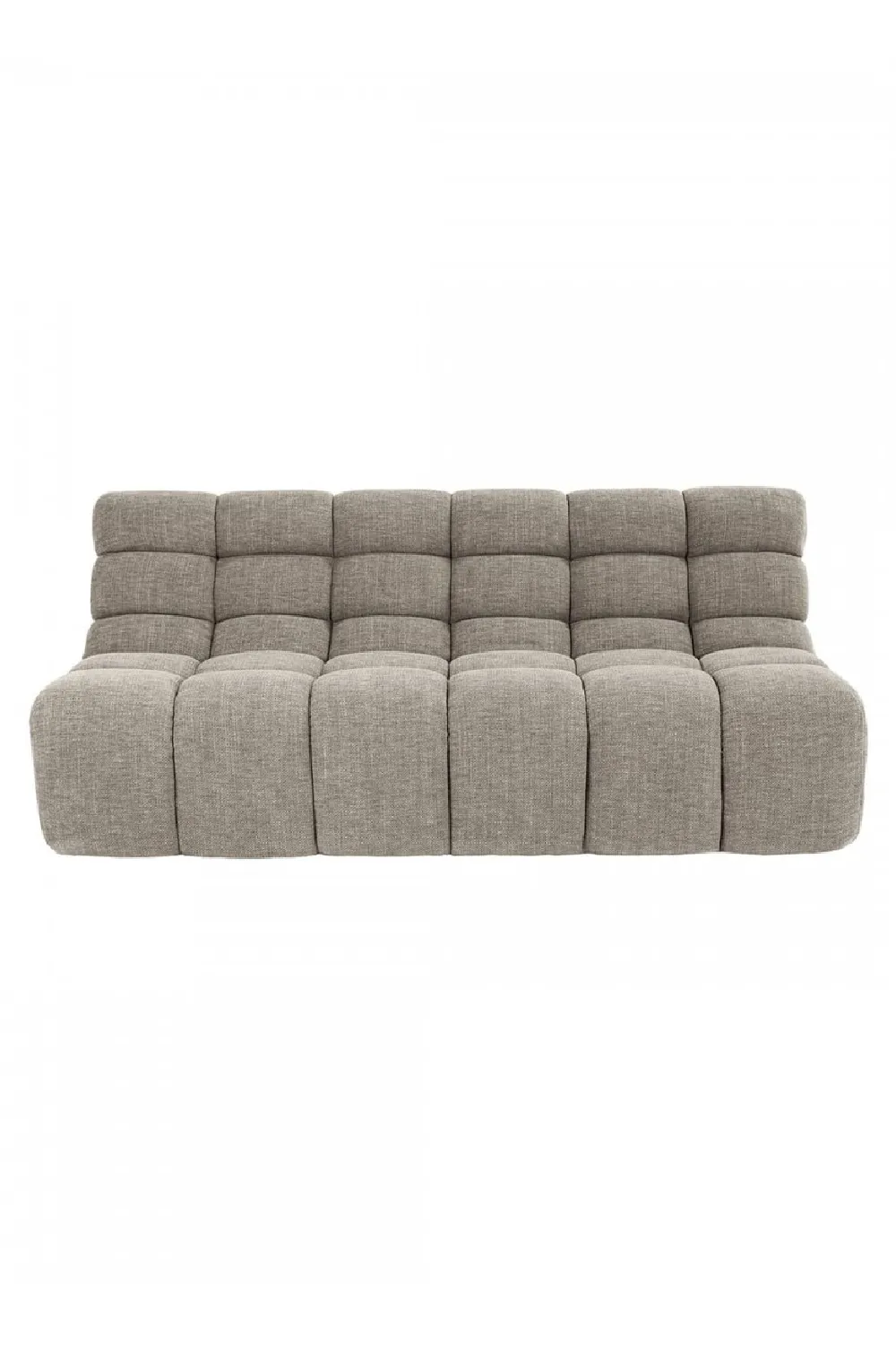 Taupe Quilted Sofa | Dareels Chopin