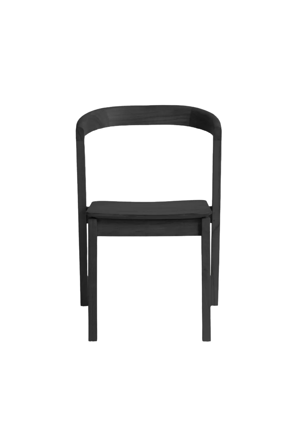 Teak Curved Back Chair | Dareels Arc