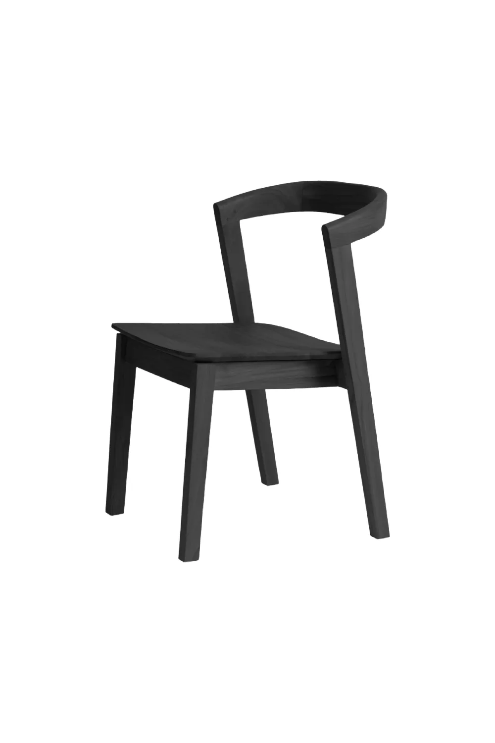 Teak Curved Back Chair | Dareels Arc