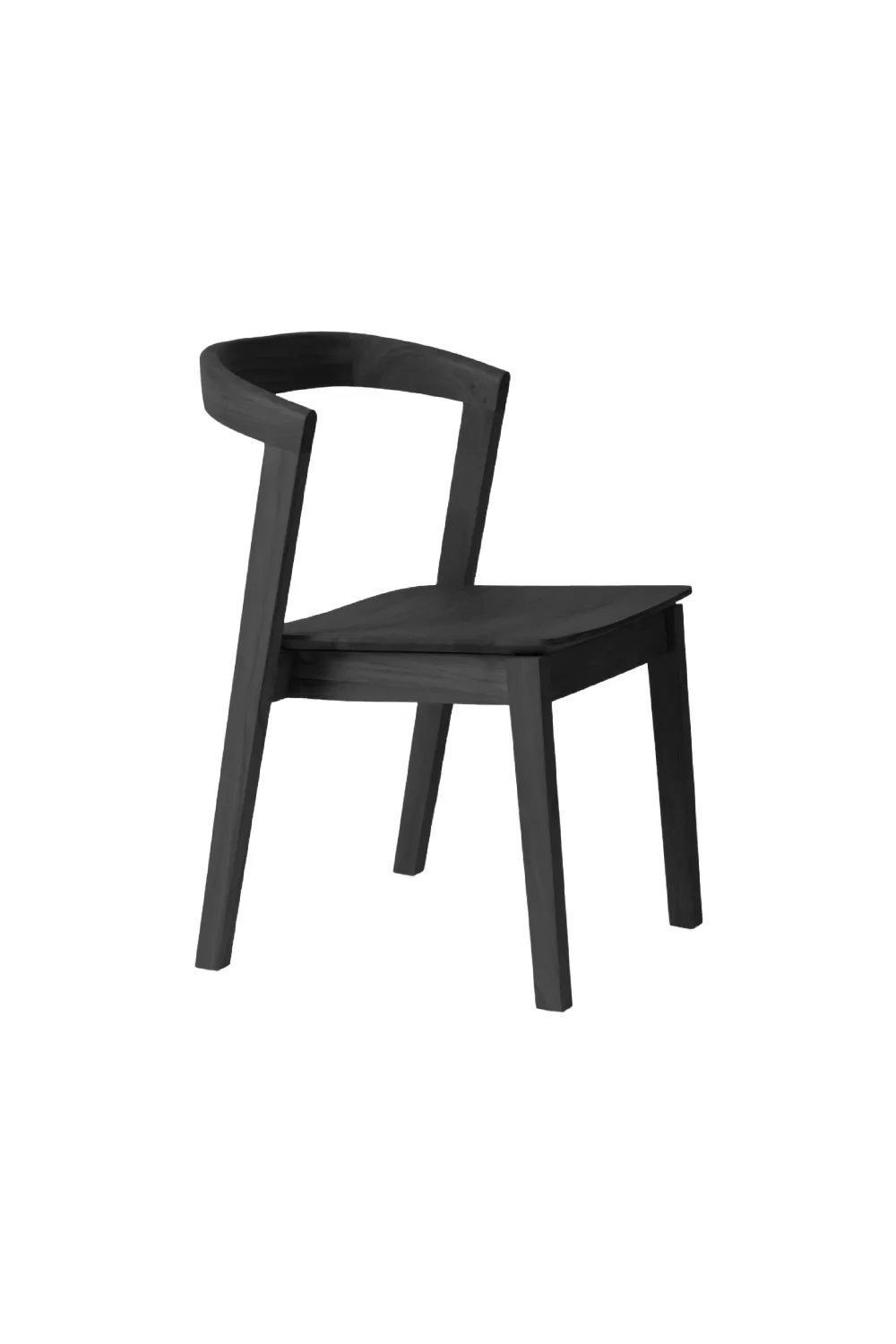 Teak Curved Back Chair | Dareels Arc