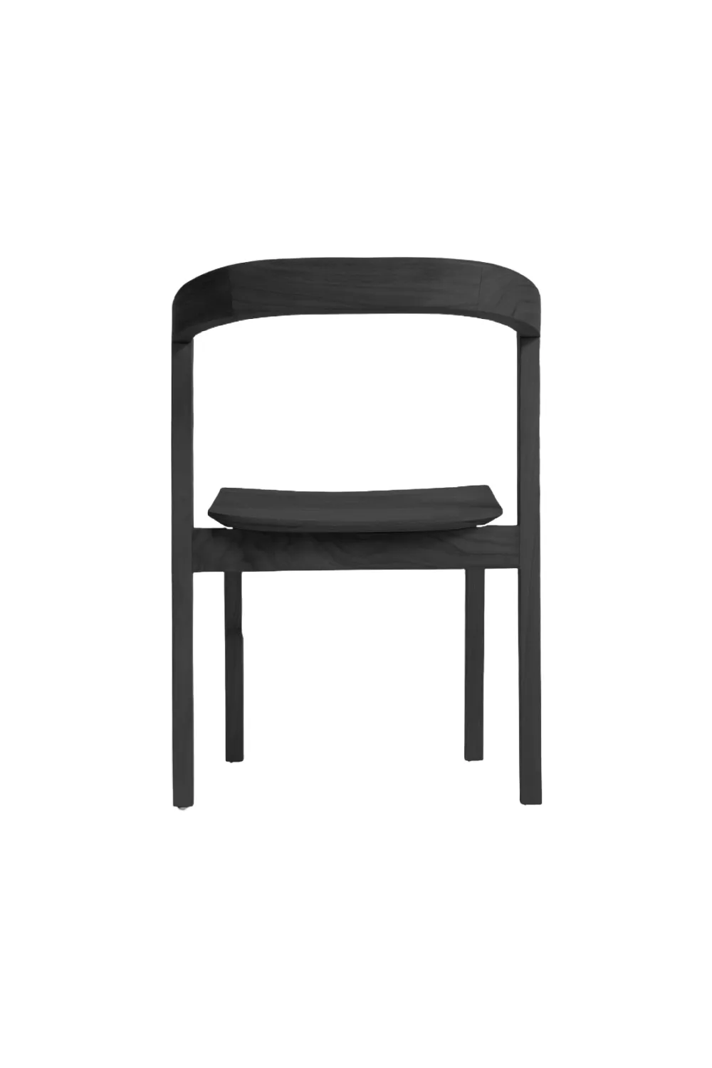 Teak Curved Back Chair | Dareels Arc