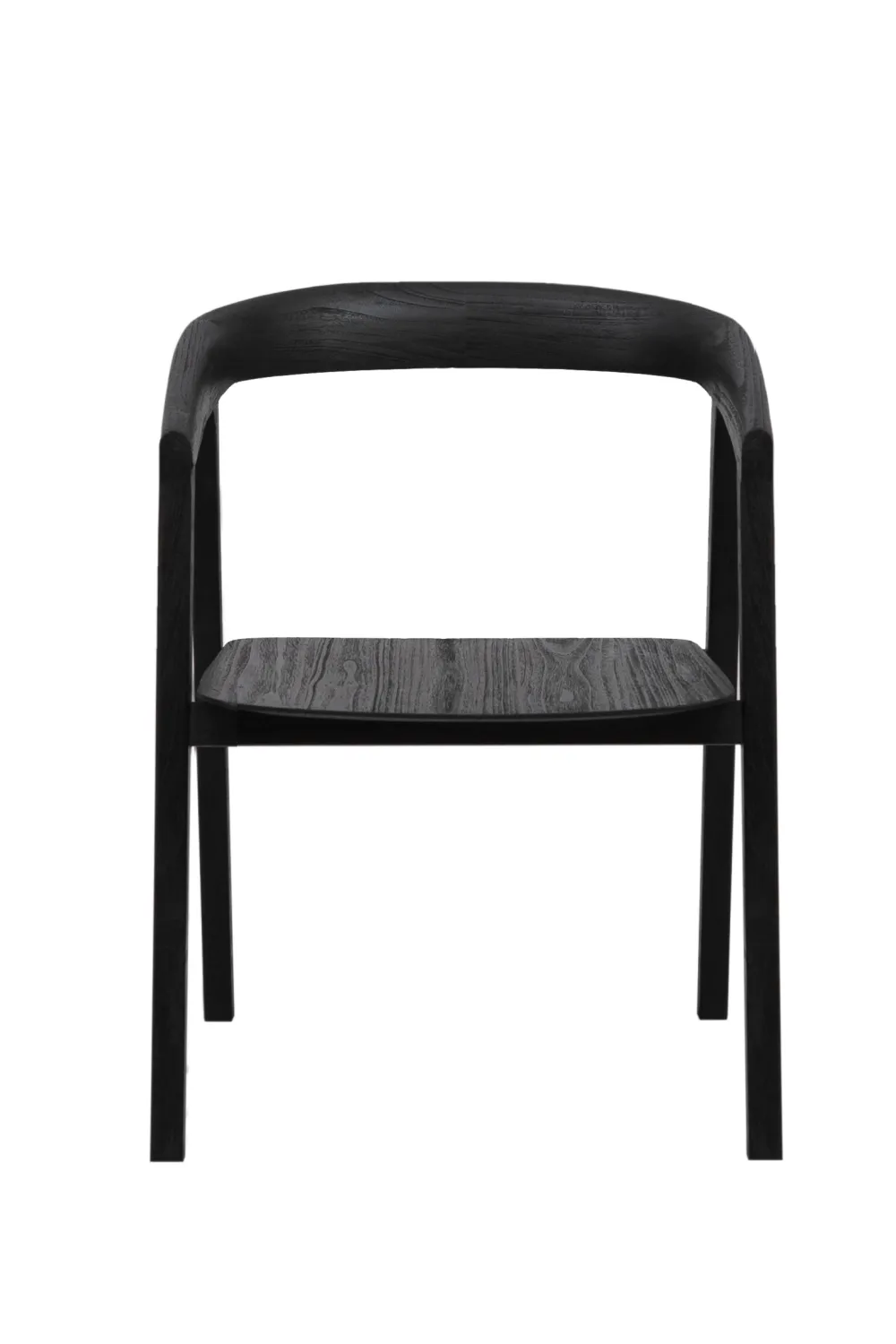 Teak Curved Back Chair | Dareels Arc