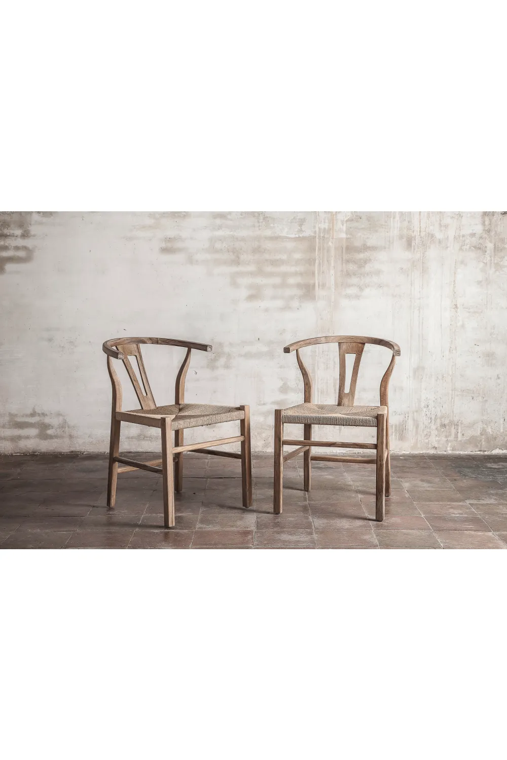 Teak Wood Rope Chair | Dareels Rob