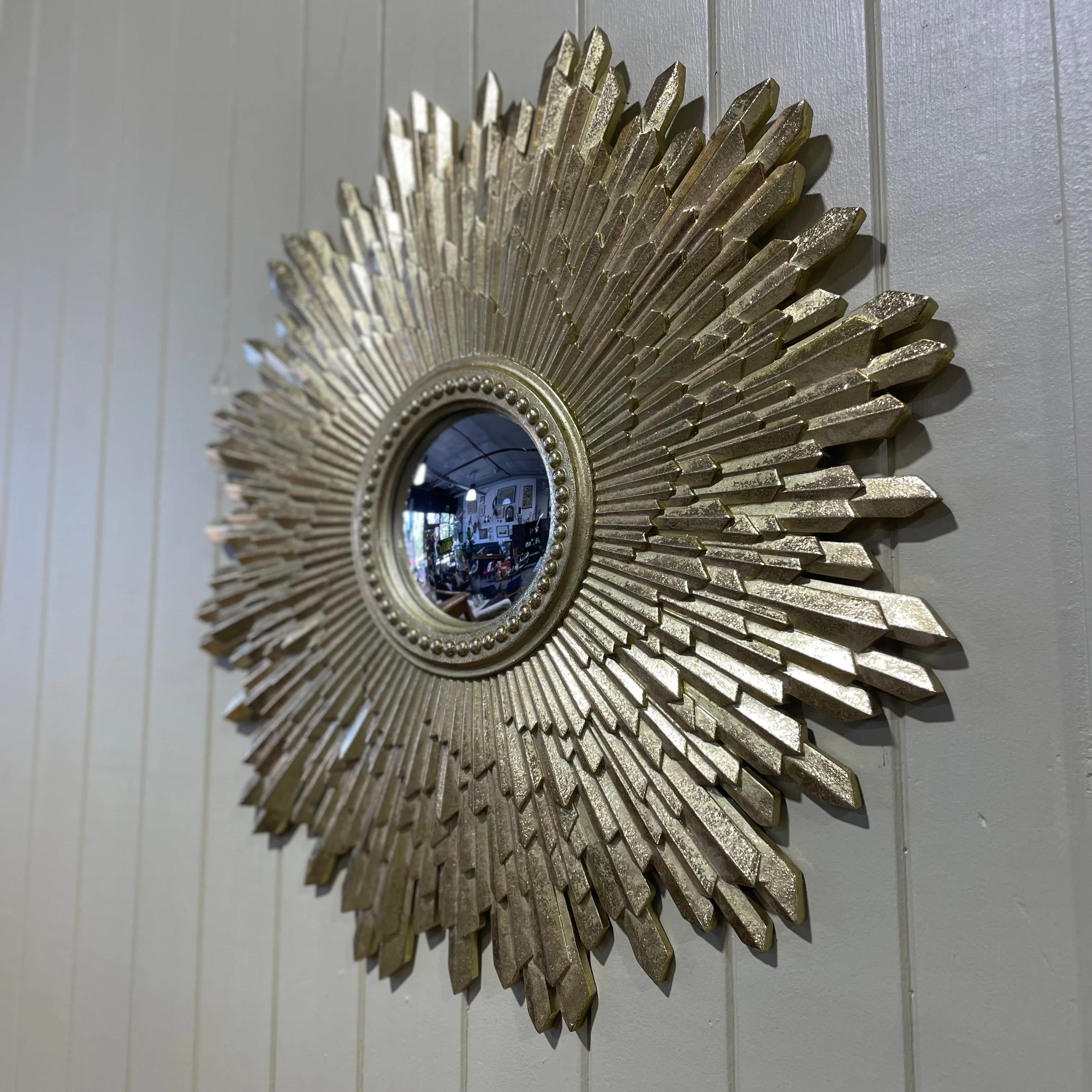 THÊA Starburst Mirror- Pale Gold