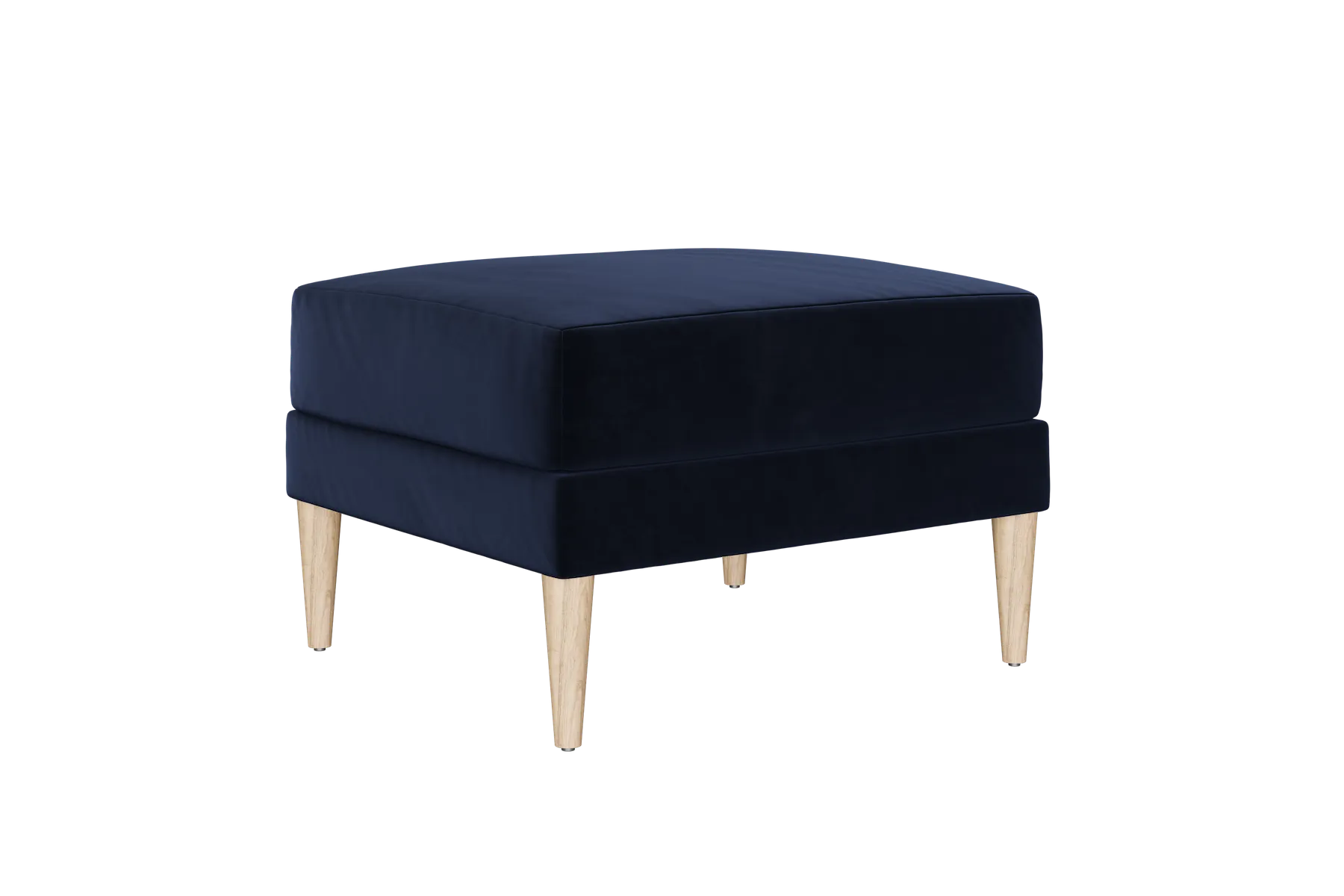 The Essential Ottoman in Recycled Velvet