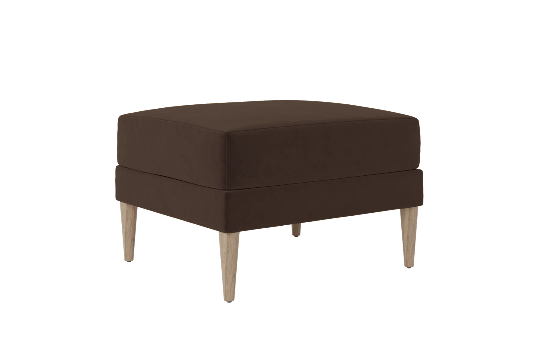 The Essential Ottoman in Recycled Velvet