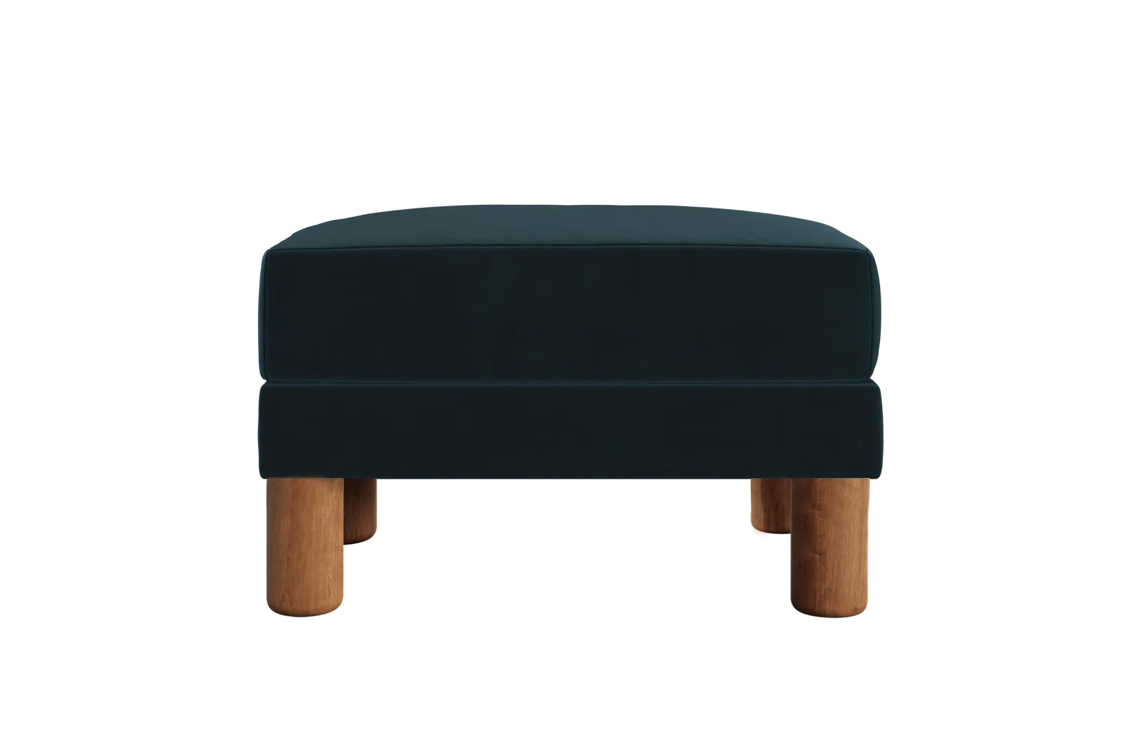 The Essential Ottoman in Recycled Velvet