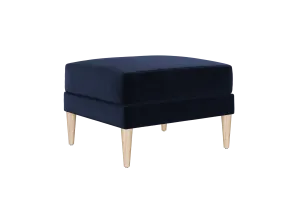 The Essential Ottoman in Recycled Velvet