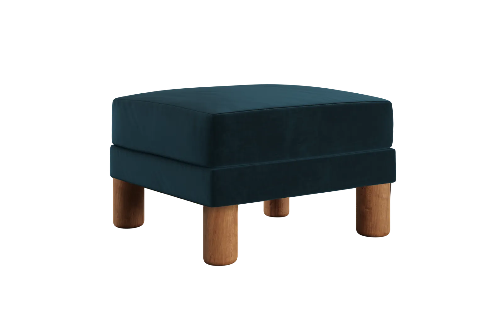 The Essential Ottoman in Recycled Velvet