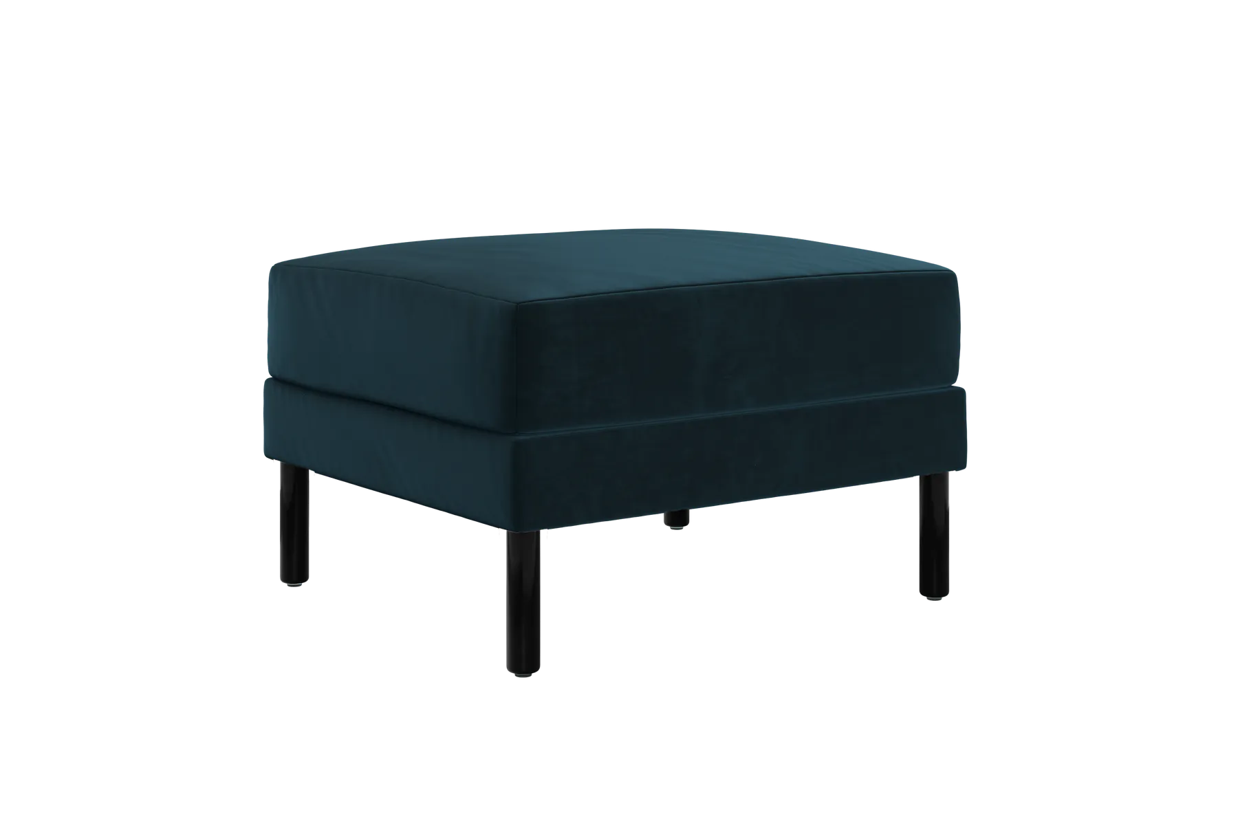 The Essential Ottoman in Recycled Velvet