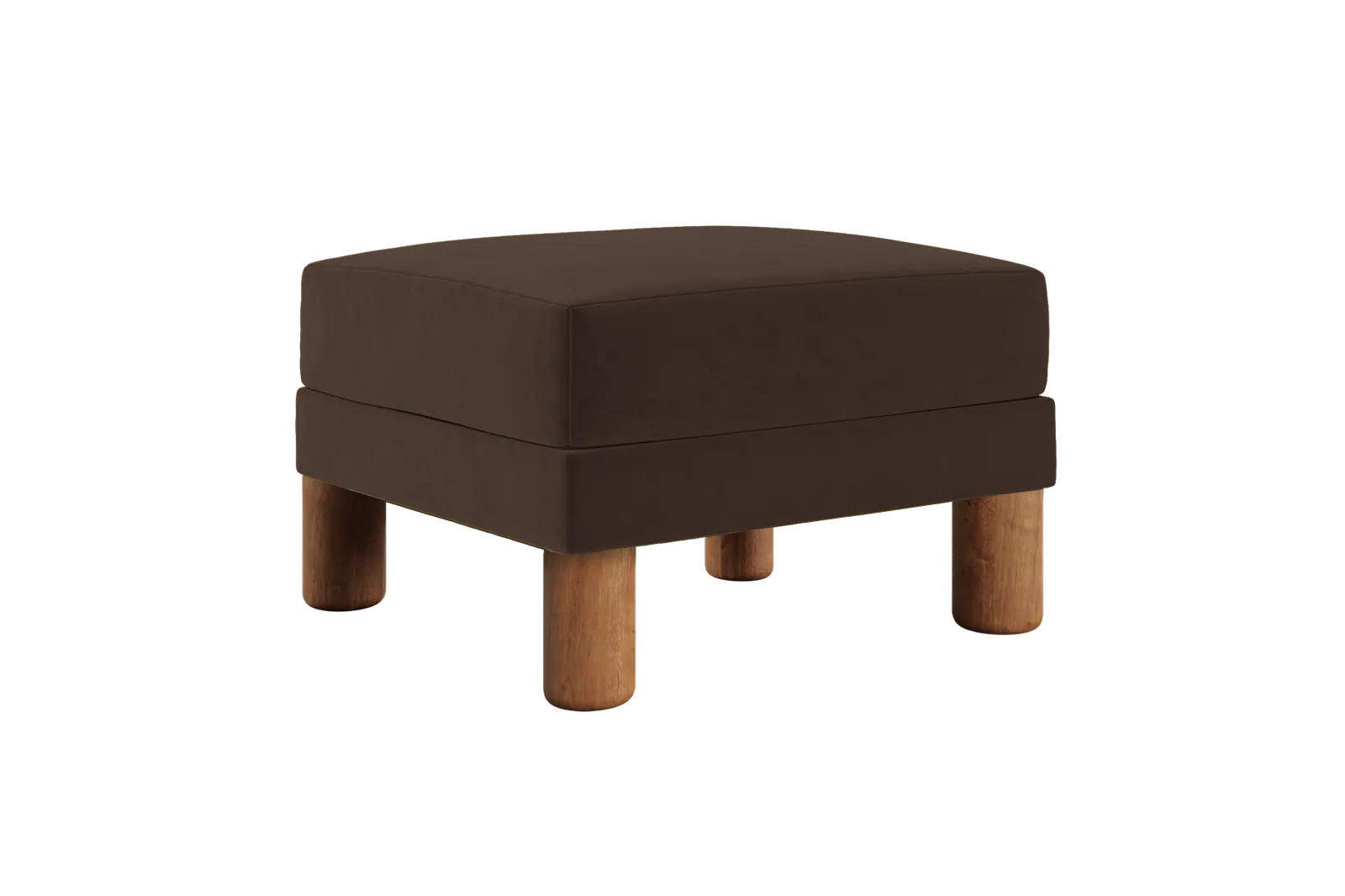 The Essential Ottoman in Recycled Velvet