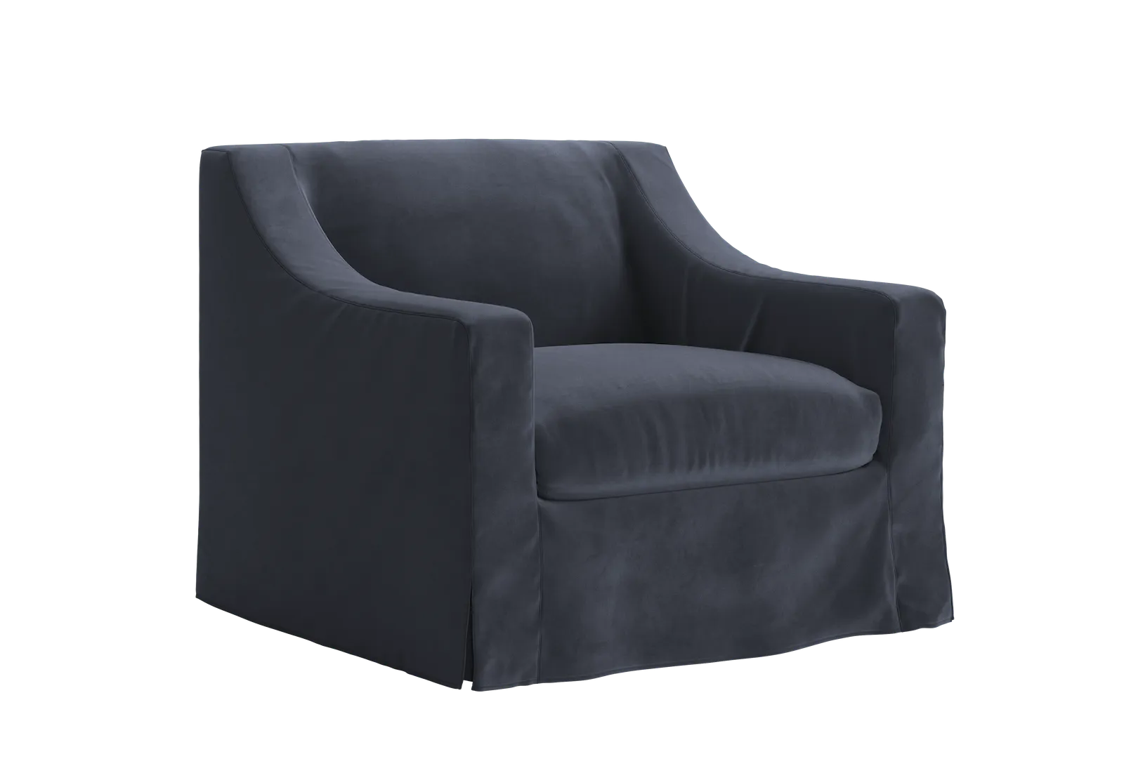 The Evergreen Chair in Recycled Velvet