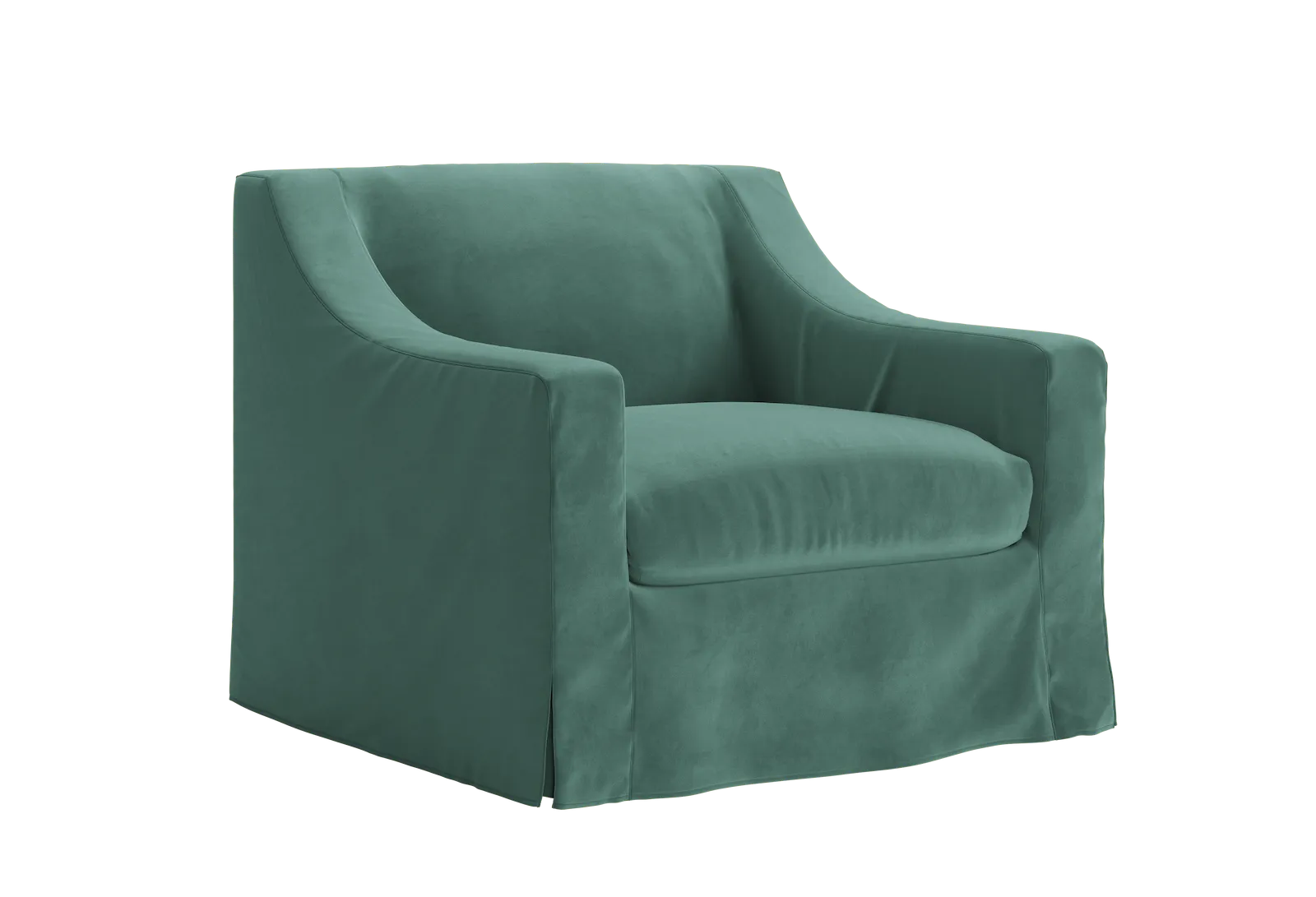 The Evergreen Chair in Recycled Velvet