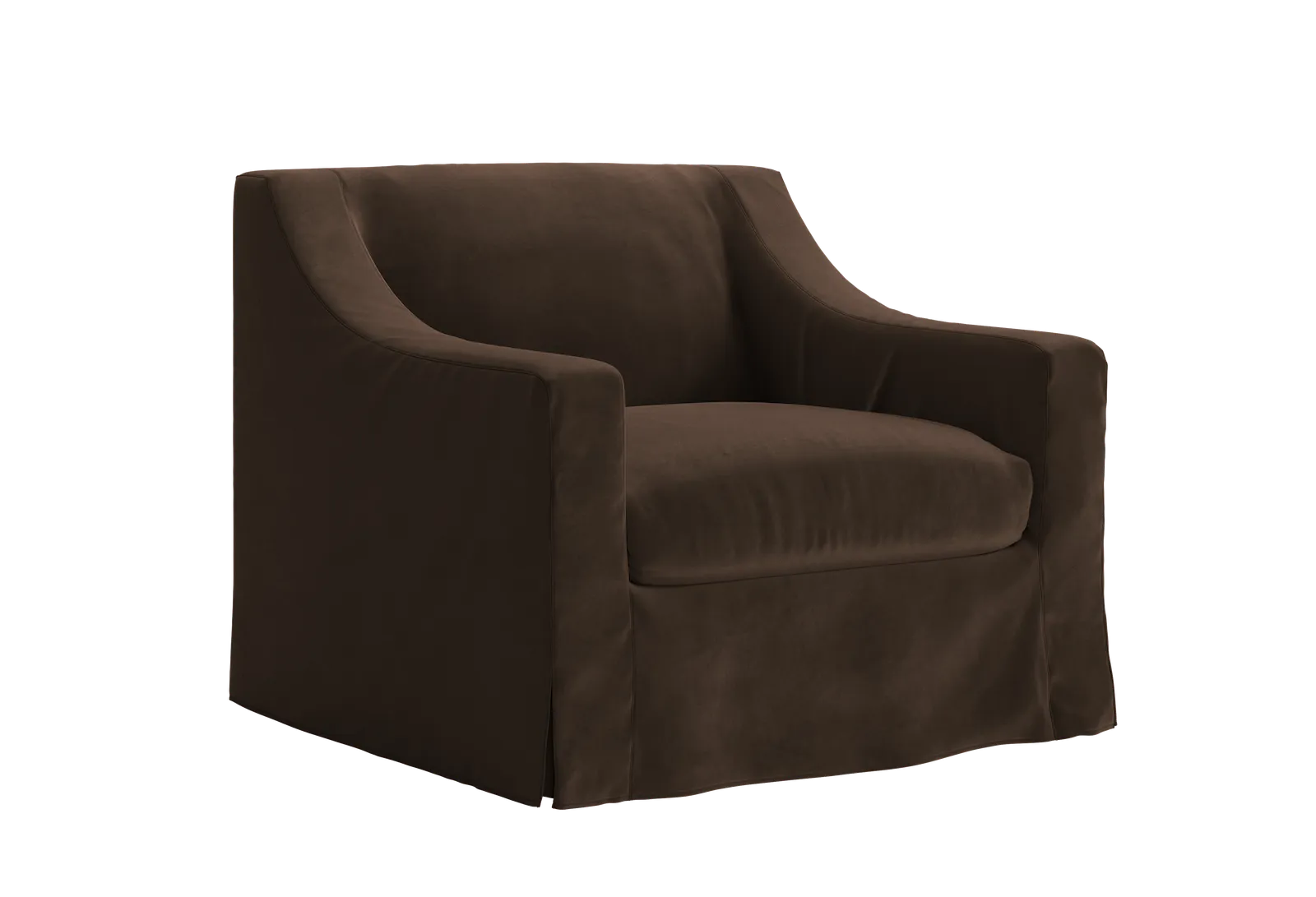 The Evergreen Chair in Recycled Velvet