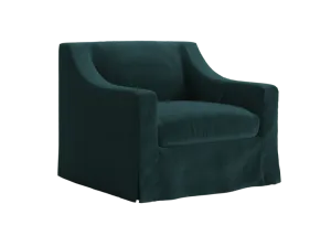 The Evergreen Chair in Recycled Velvet