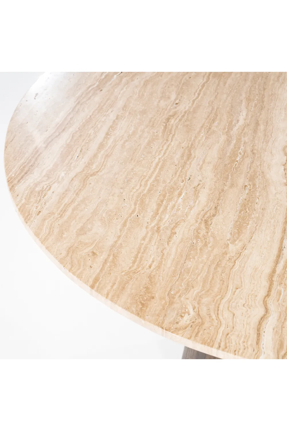 Travertine Pedestal Dining Table | Eleonora Aikin