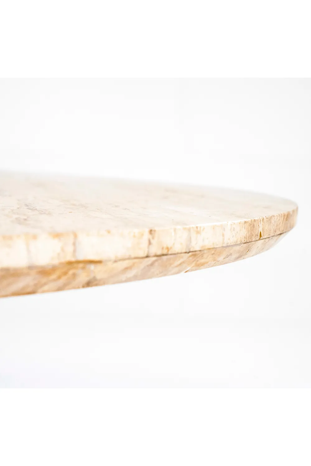 Travertine Pedestal Dining Table | Eleonora Aikin