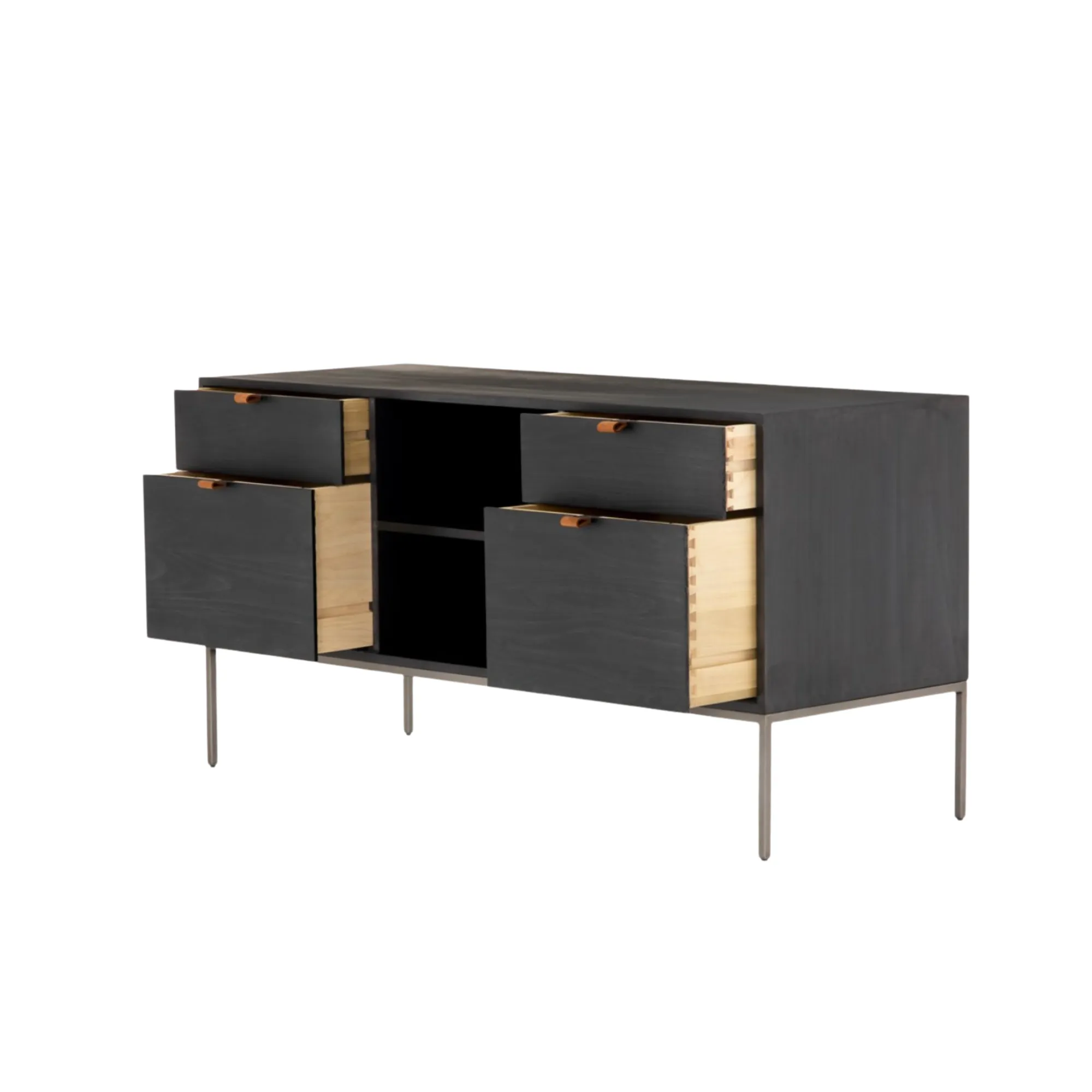 Trevor Credenza - Black Wash