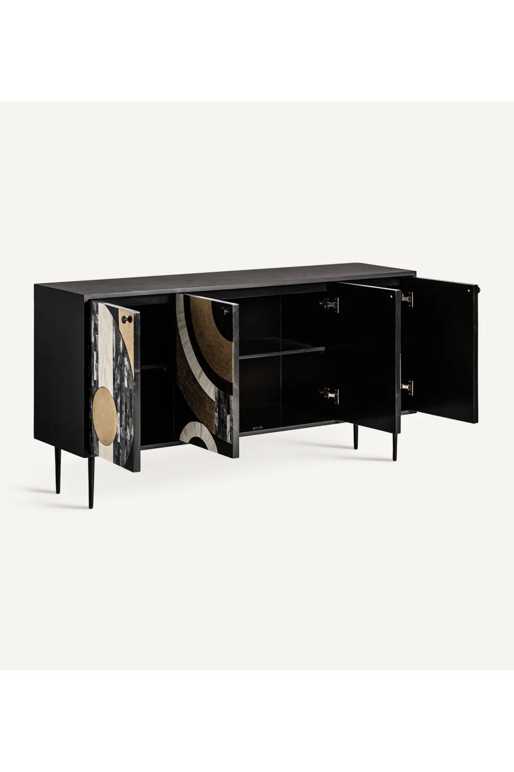 Tricolor Art Deco Sideboard | Vical Home Daru