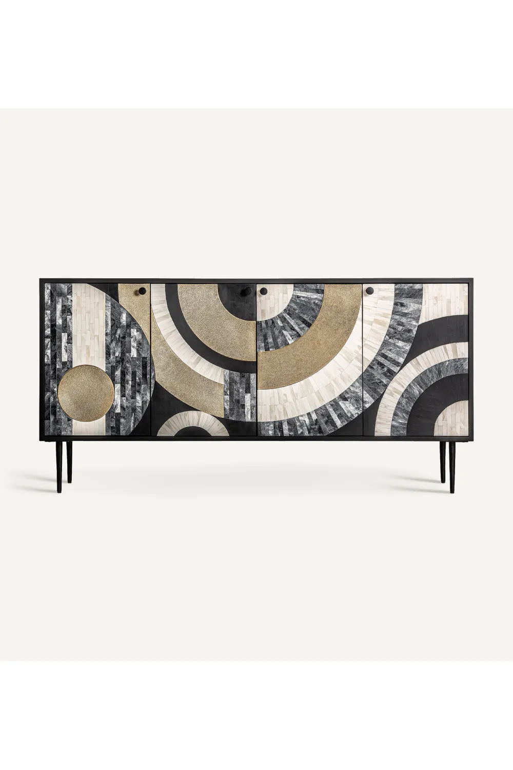 Tricolor Art Deco Sideboard | Vical Home Daru