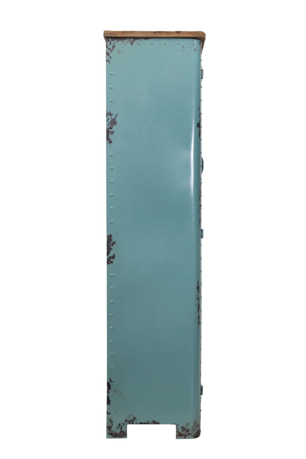 Turquoise Metal Accent Cabinet | Dutchbone Rusty