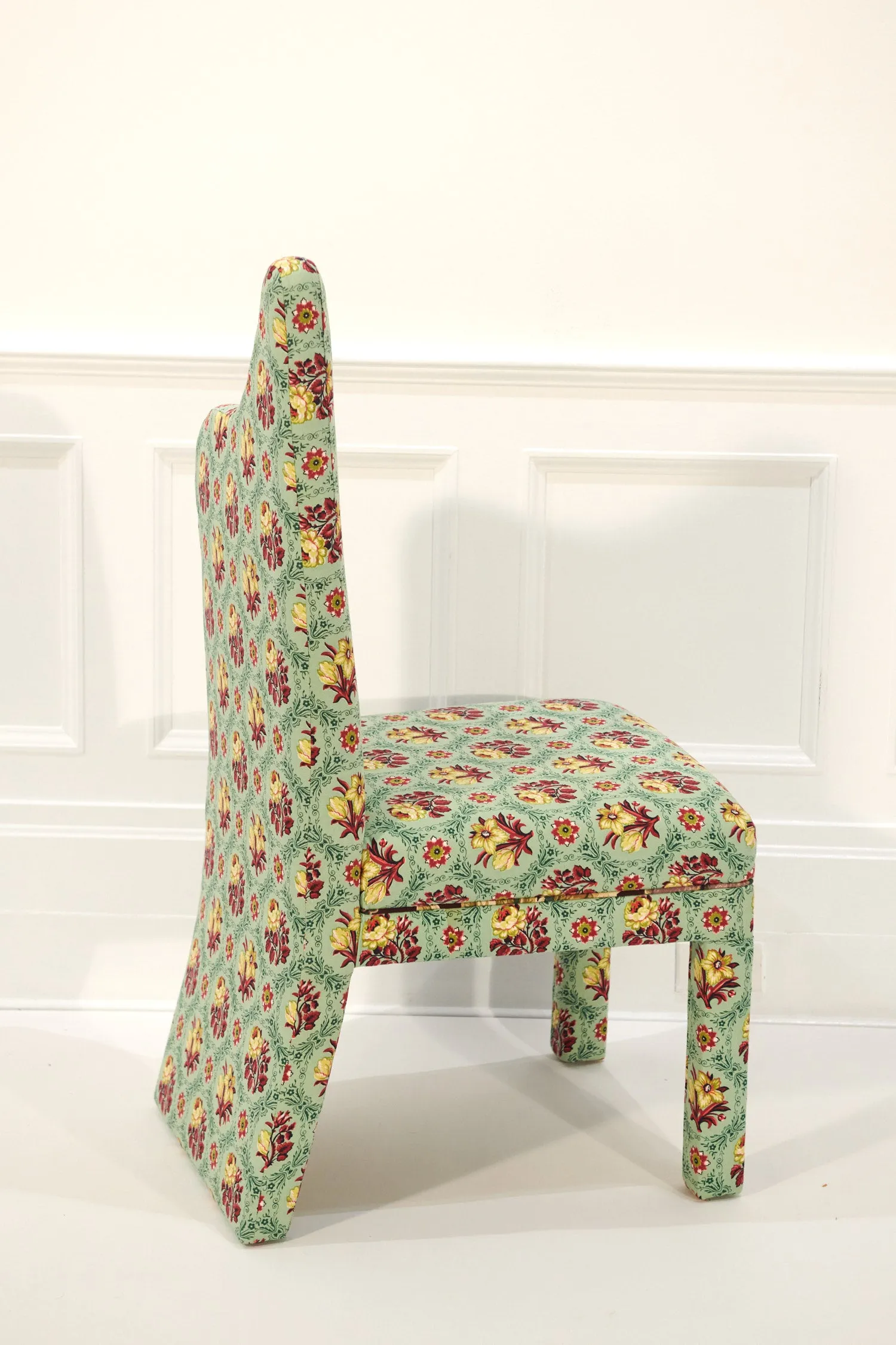 Upholstered Armchair in Vintage Floral