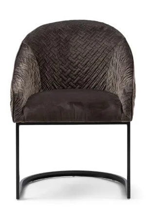 Velvet Cantilevered Dining Armchair | Rivièra Maison Lincoln