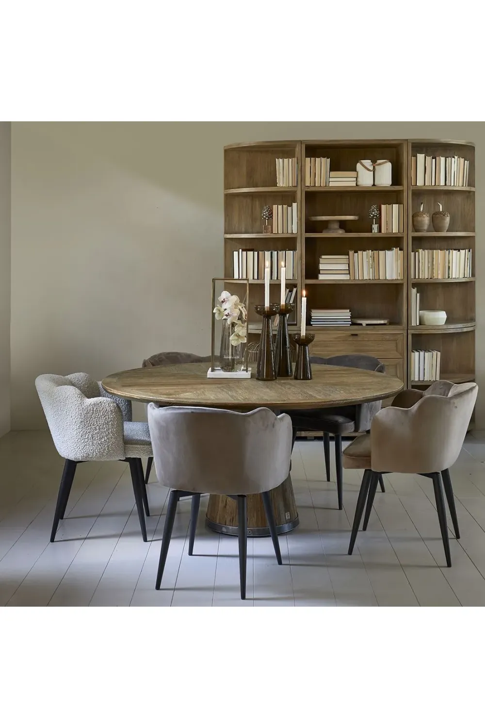 Velvet Swivel Dining Chair | Rivièra Maison Dauphine