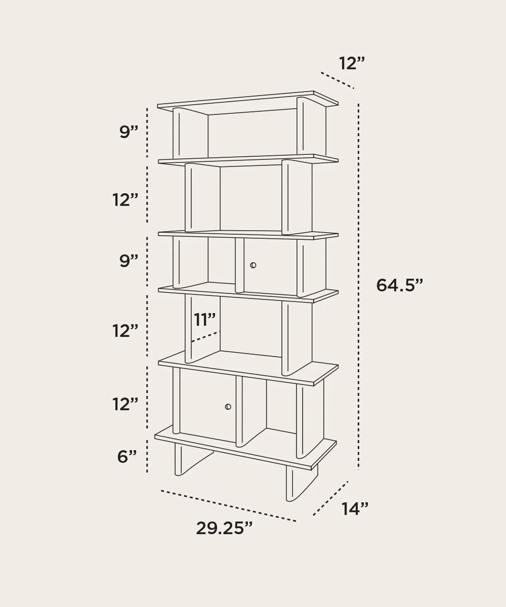 Vertical Mini Library