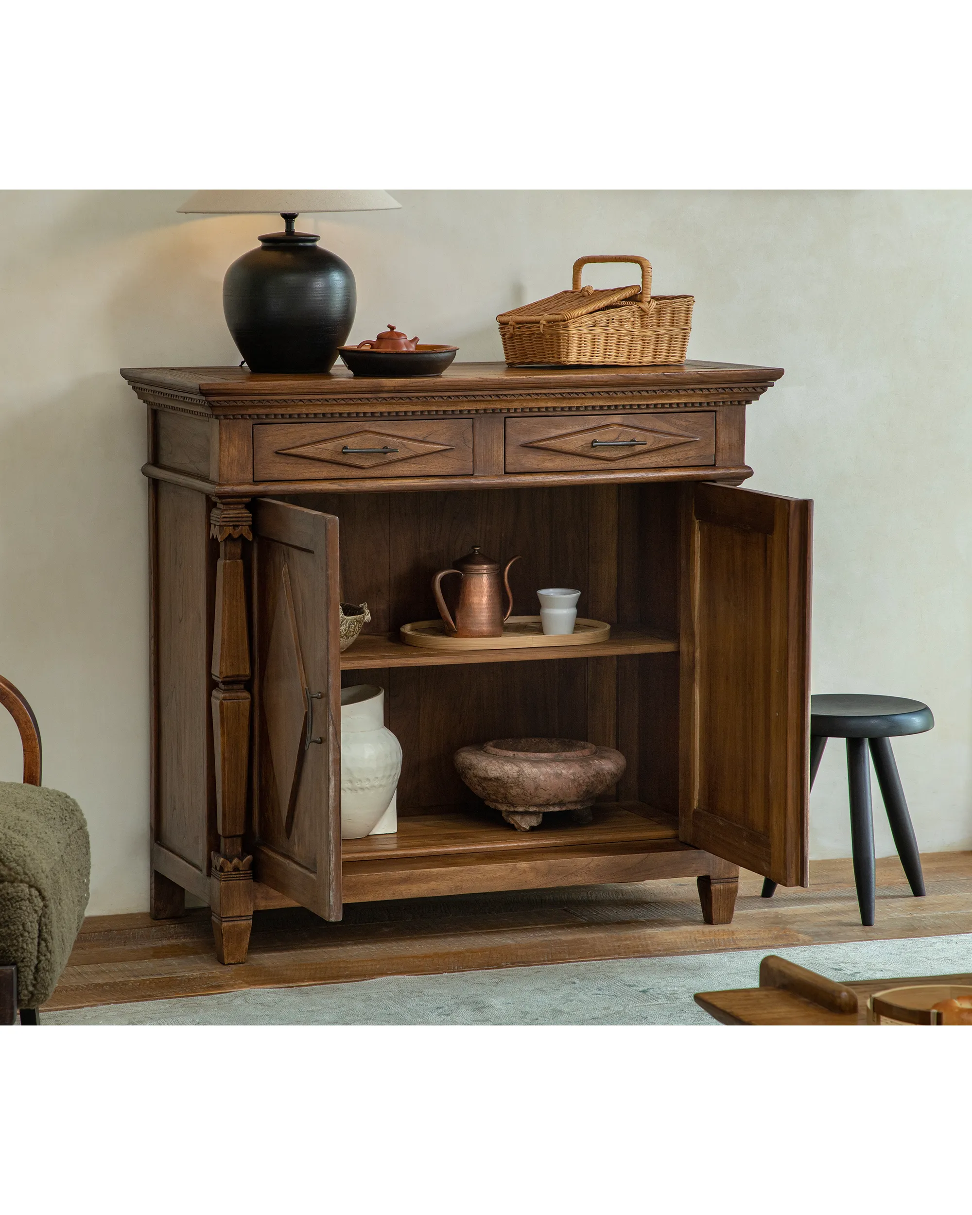 Victoria Teak Cabinet