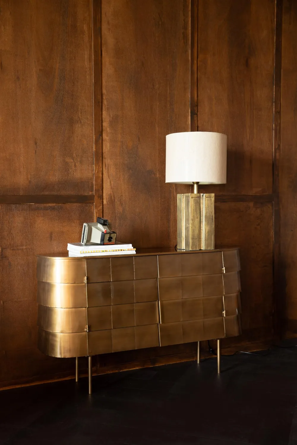 Vintage Gold Sideboard | Dutchbone Hanna