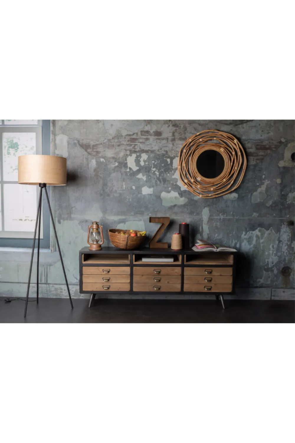 Vintage Wooden Sideboard | Dutchbone Sol