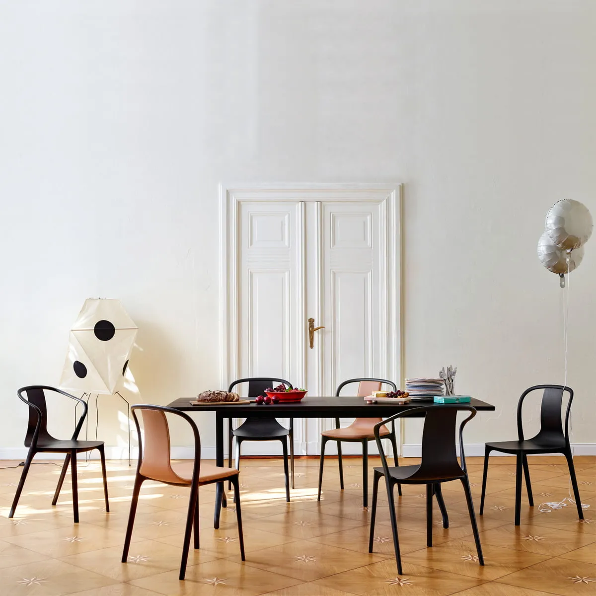 Vitra Belleville Armchair Polyamide Black