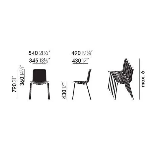 Vitra Hal Tube Chair ( Jasper Morrison, 2010)