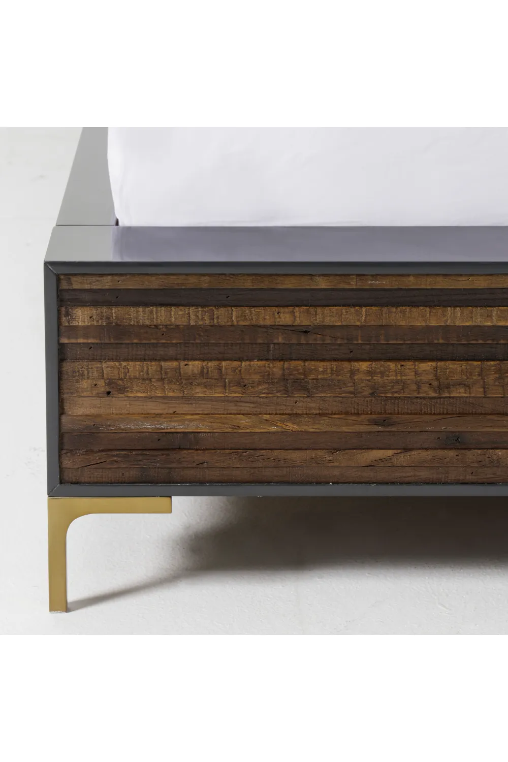 Weathered Peroba Queen Bed | Andrew Martin Zuma