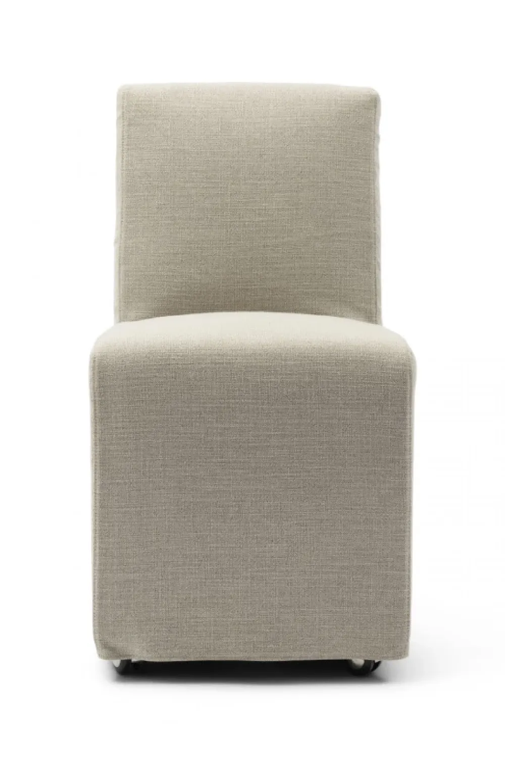 Wheeled Tweed Dining Chair | Rivièra Maison Firenze