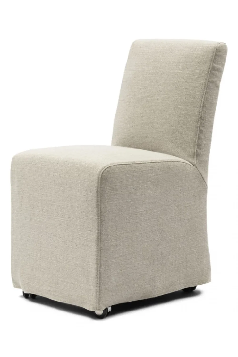 Wheeled Tweed Dining Chair | Rivièra Maison Firenze