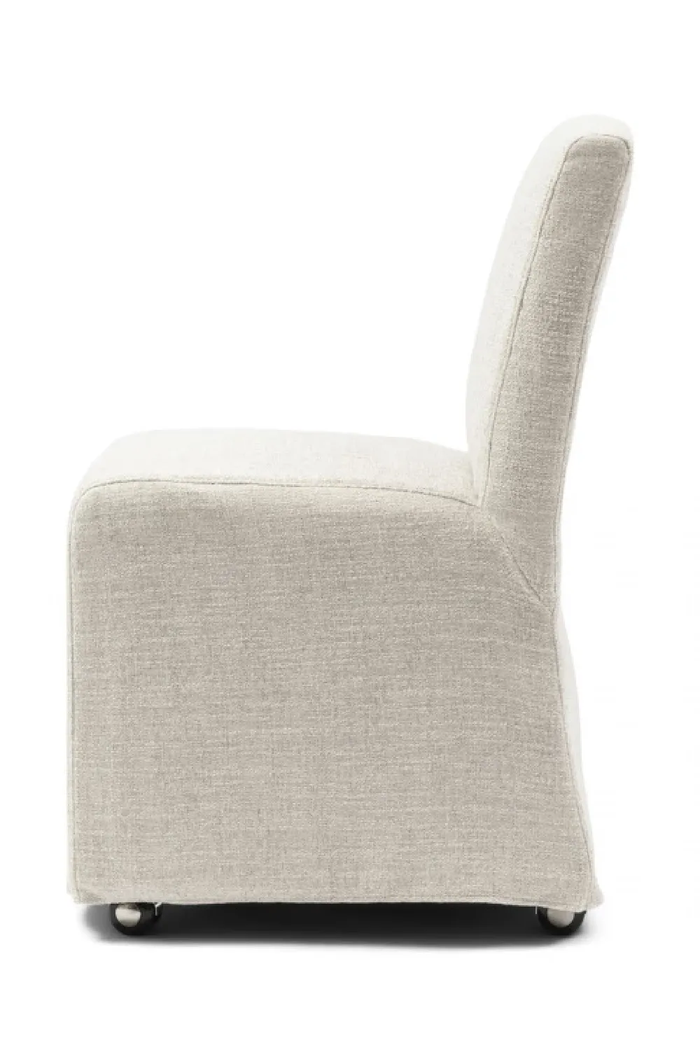 Wheeled Tweed Dining Chair | Rivièra Maison Firenze