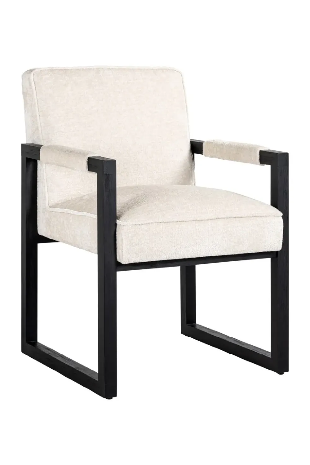 White Chenille Dining Chair | OROA Beck