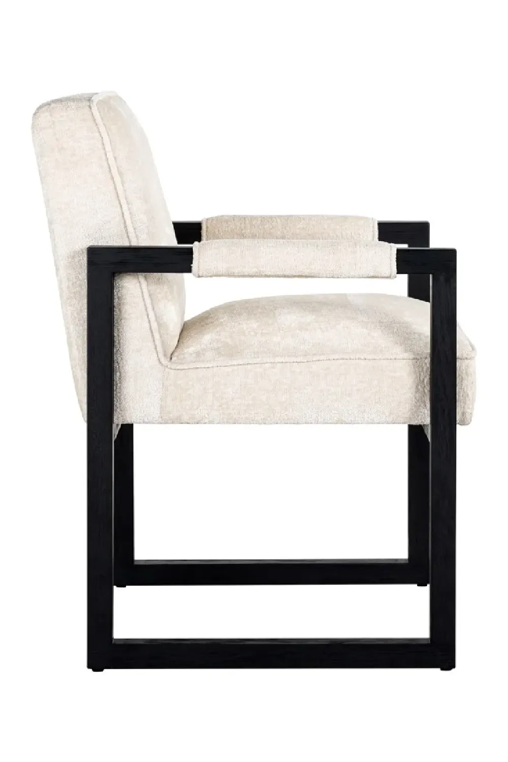 White Chenille Dining Chair | OROA Beck