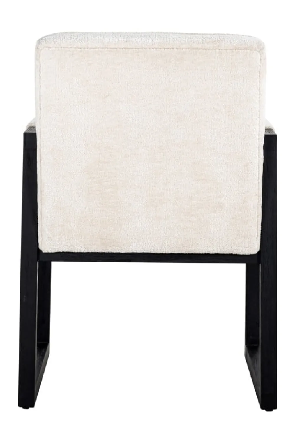 White Chenille Dining Chair | OROA Beck