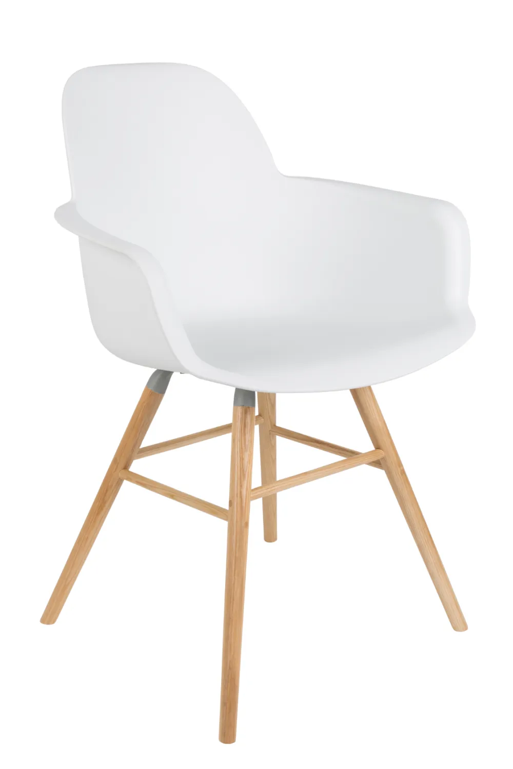 White Molded Dining Armchairs (2) | Zuiver Albert Kuip