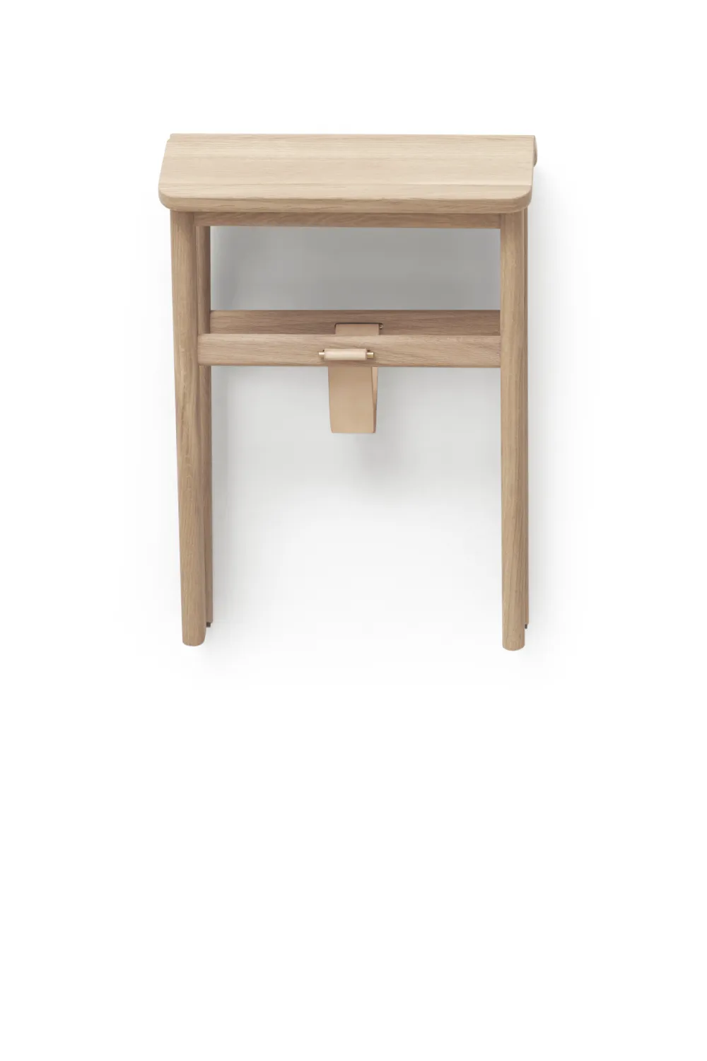 White Oak Foldable Stool | Form & Refine Angle