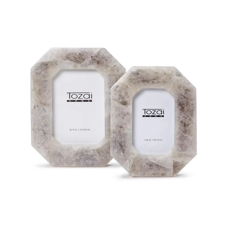 White Quartz Photo Frame