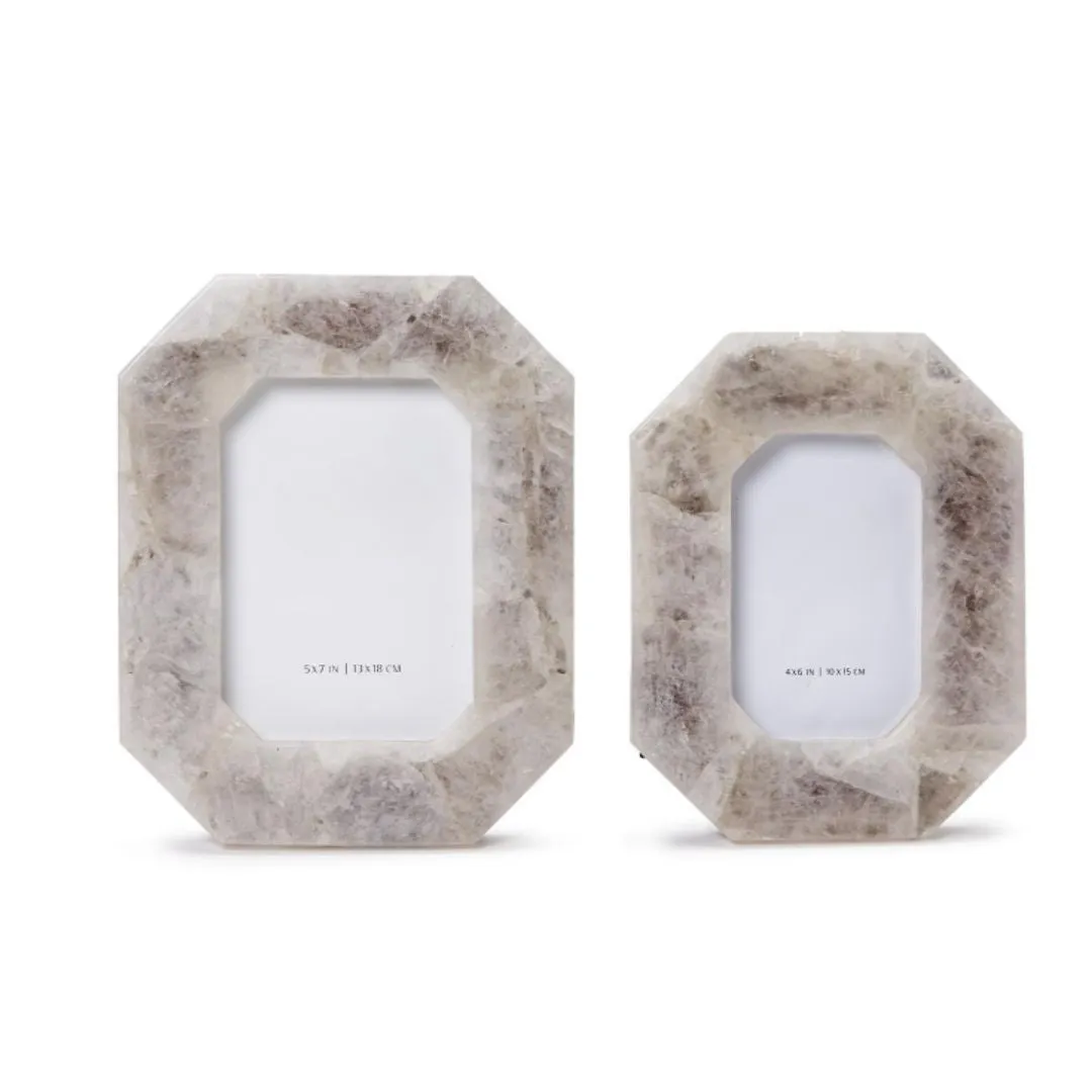 White Quartz Photo Frame