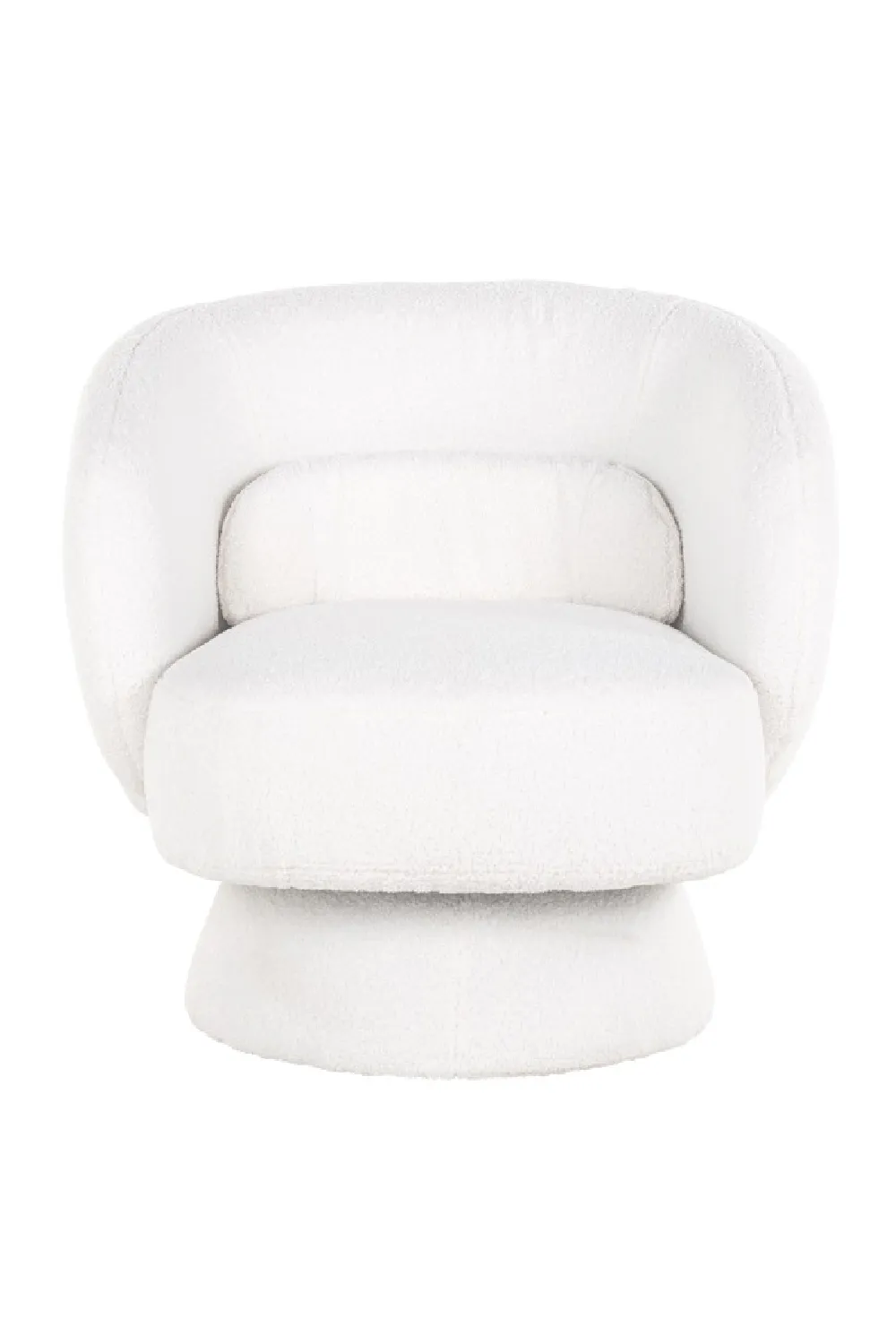 White Swivel Easy Chair | OROA Senna