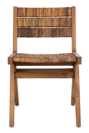 Wood Framed Abaca Dining Chair | dBodhi Brawny