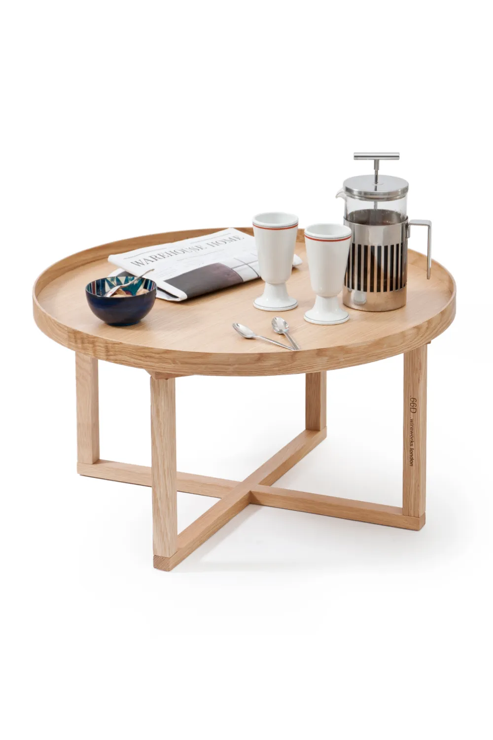 Wooden Round Coffee Table | Wireworks